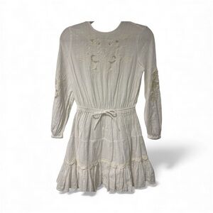 Zara Cream Kids Casual Dress